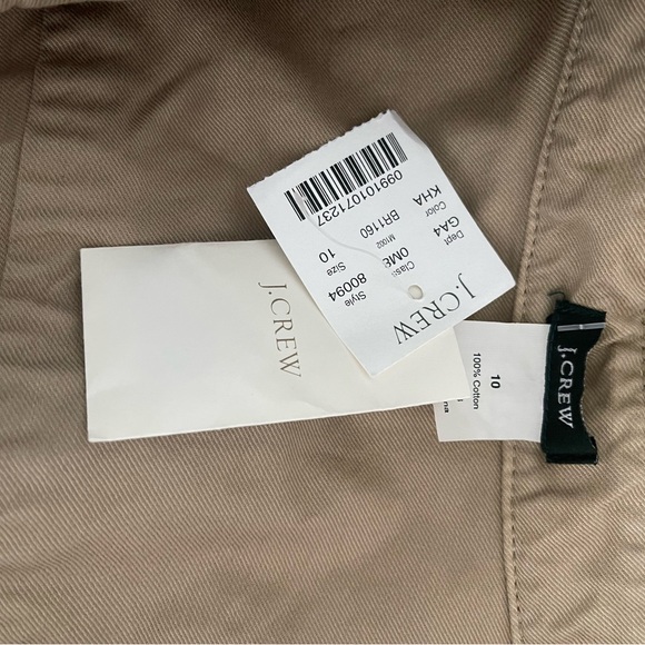 J. Crew Khaki Safari Utility Chino Belted Dress - Picture 3 of 7